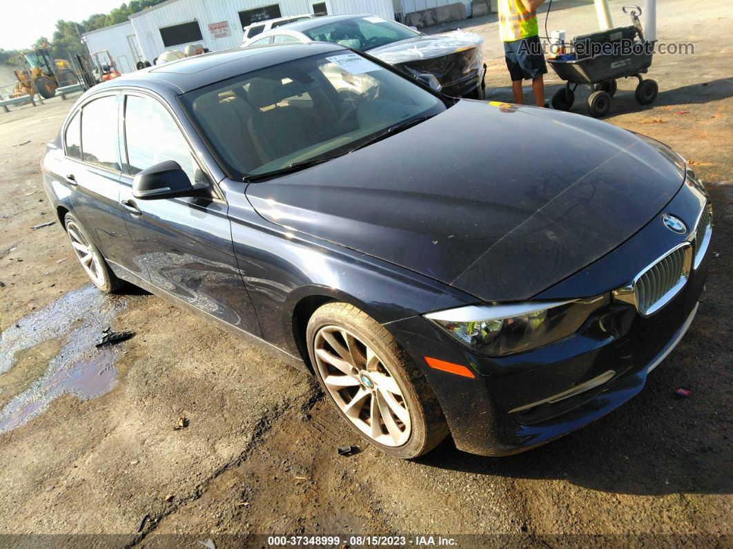 2012 Bmw 3 Series 328i Black vin: WBA3A5C52CF347052