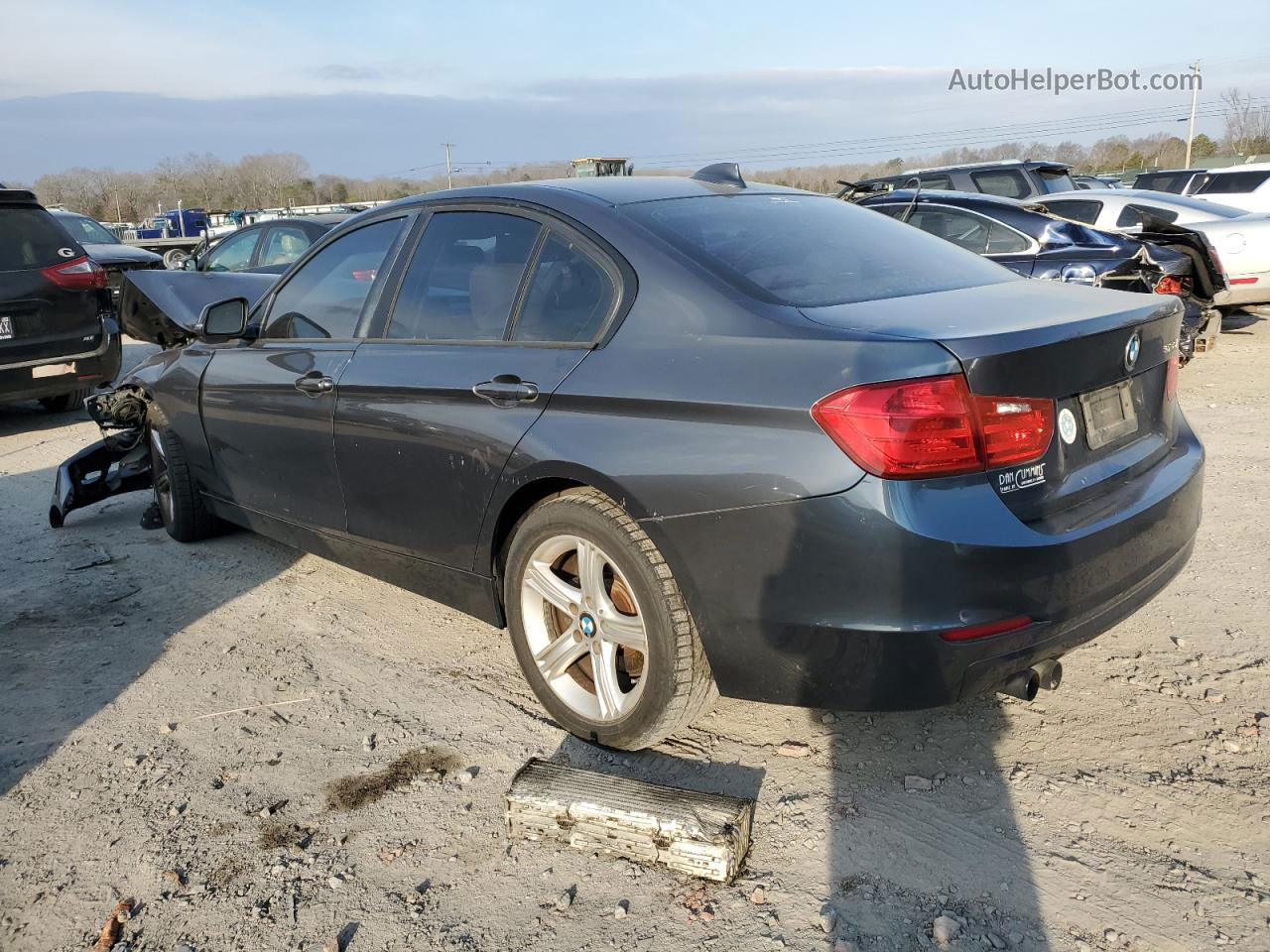 2013 Bmw 328 I Gray vin: WBA3A5C52DF350759