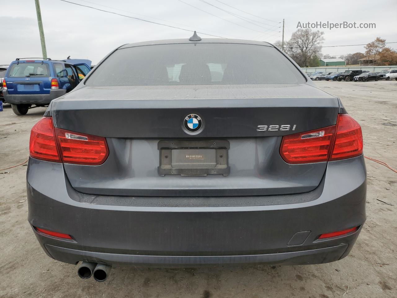 2013 Bmw 328 I Gray vin: WBA3A5C52DF355797