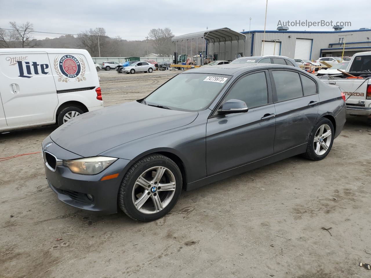 2013 Bmw 328 I Gray vin: WBA3A5C52DF355797