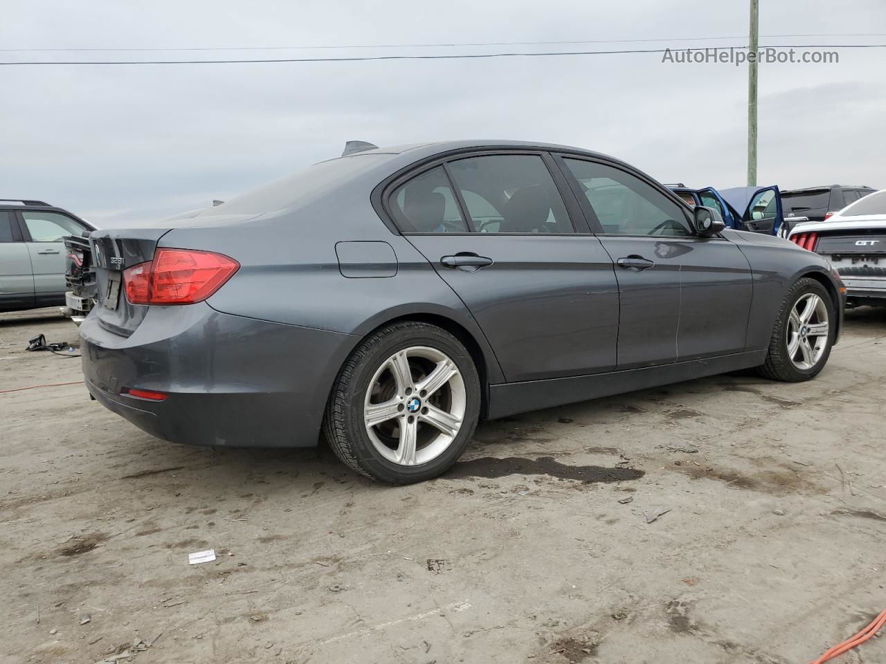 2013 Bmw 328 I Gray vin: WBA3A5C52DF355797