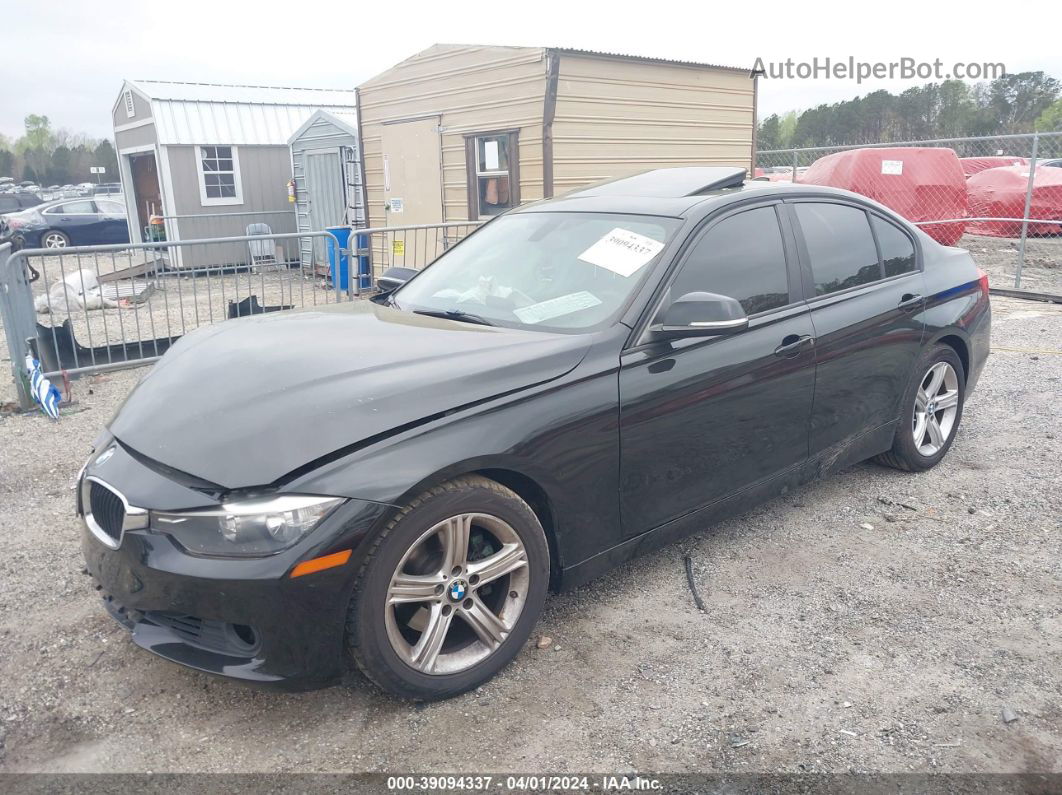 2014 Bmw 328i   Черный vin: WBA3A5C52EF605024