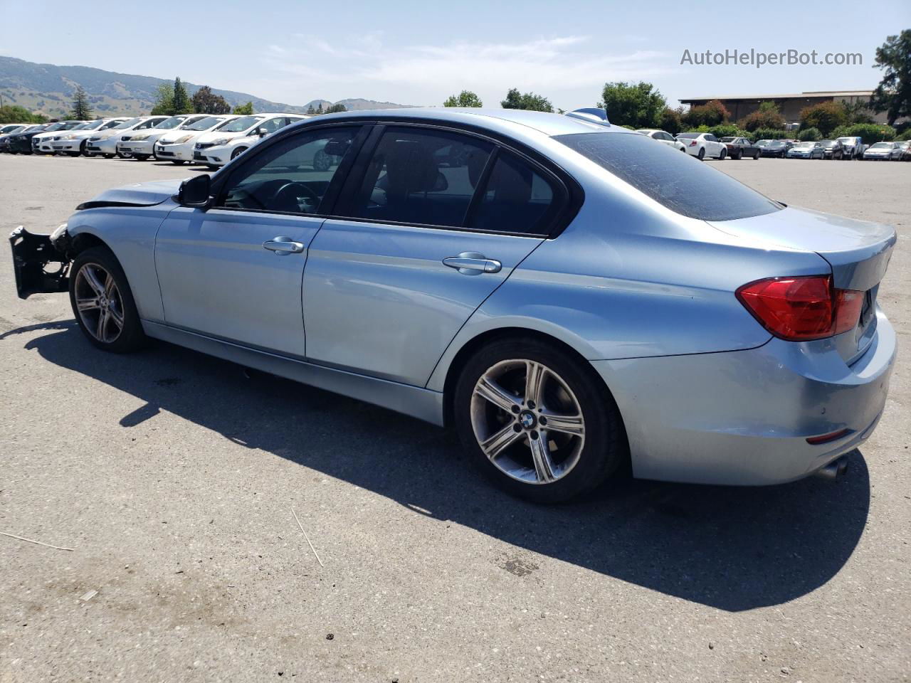 2014 Bmw 328 I Blue vin: WBA3A5C52EJ463111