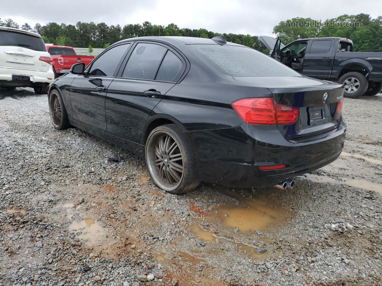 2014 Bmw 328 I Black vin: WBA3A5C52EJ464663