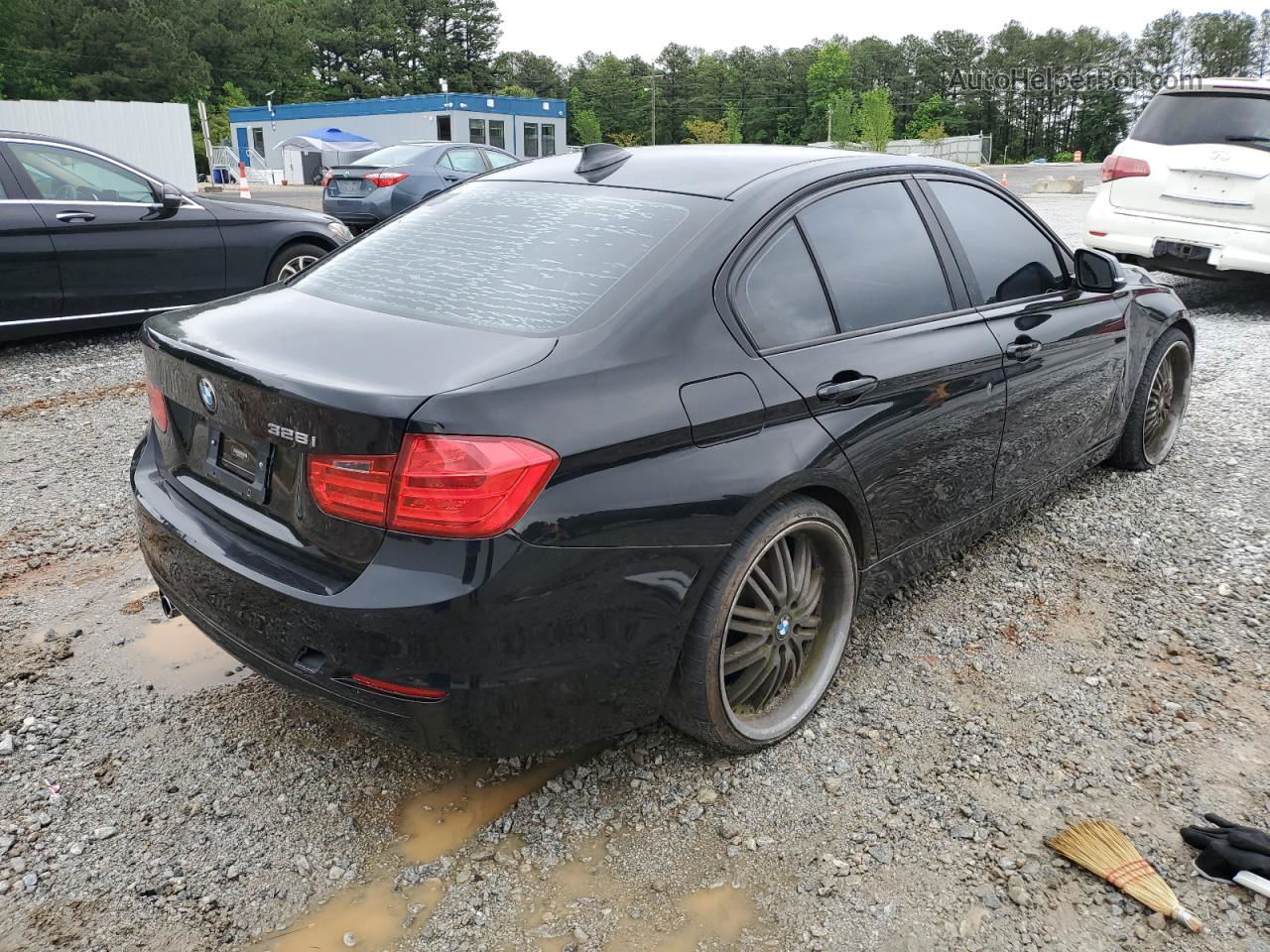 2014 Bmw 328 I Black vin: WBA3A5C52EJ464663