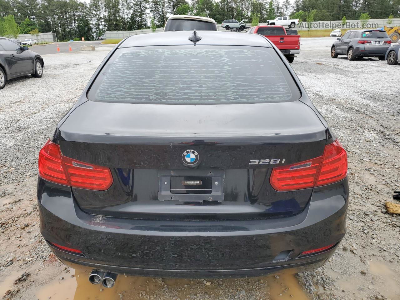 2014 Bmw 328 I Black vin: WBA3A5C52EJ464663