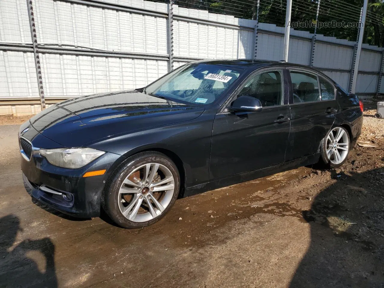 2014 Bmw 328 I Black vin: WBA3A5C52EP601050