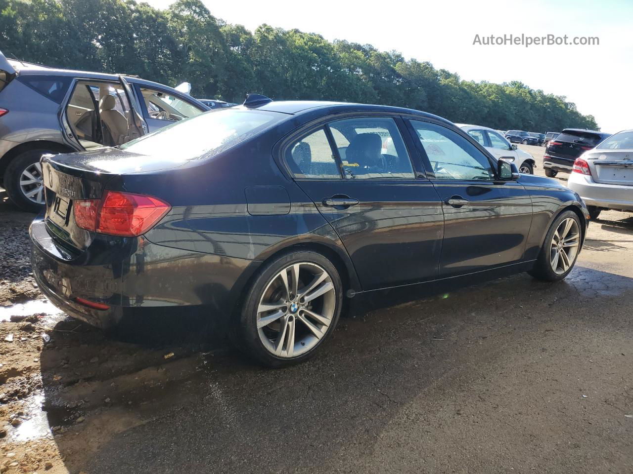 2014 Bmw 328 I Black vin: WBA3A5C52EP601050