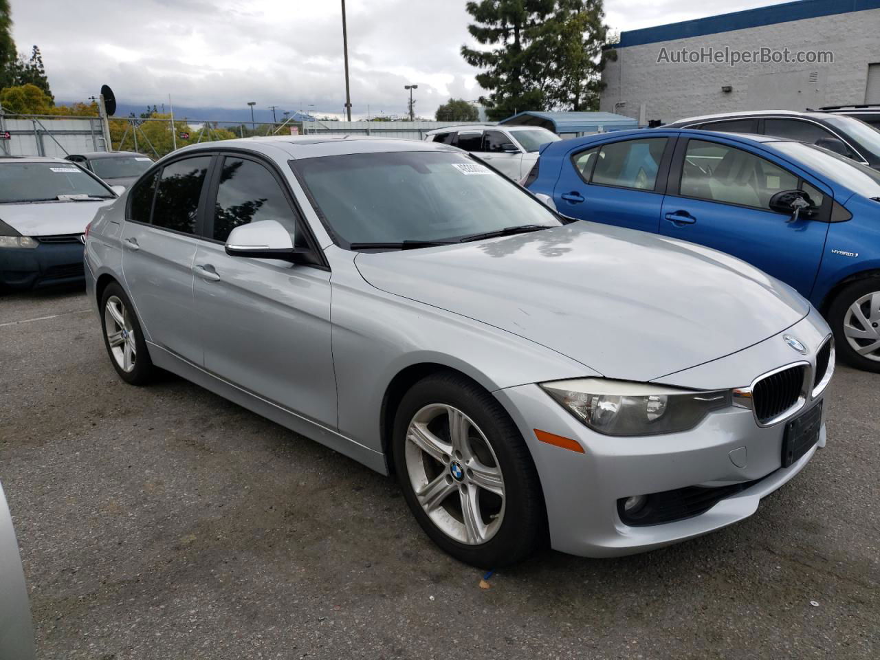 2015 Bmw 328 I Silver vin: WBA3A5C52FF609611