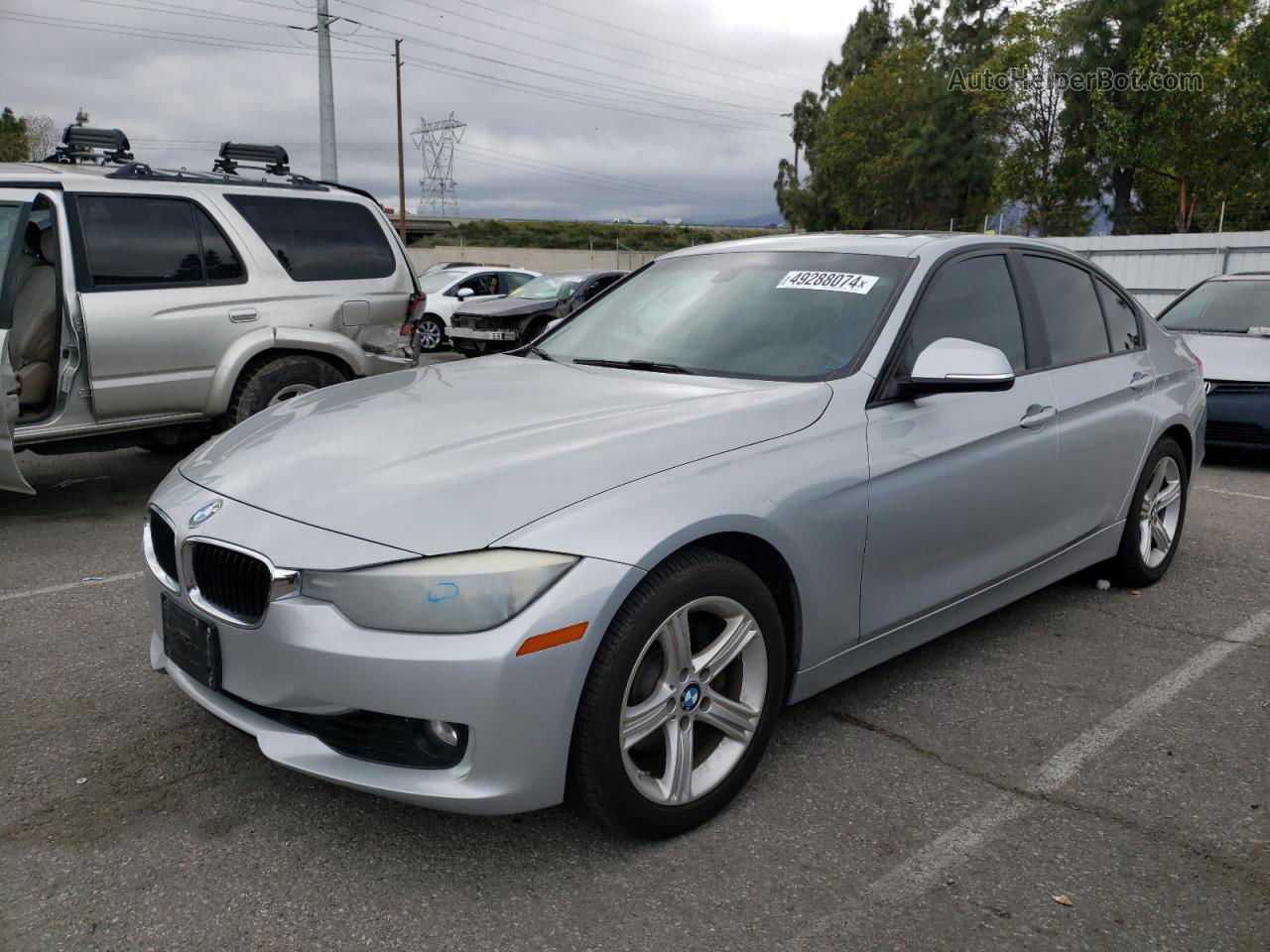 2015 Bmw 328 I Silver vin: WBA3A5C52FF609611