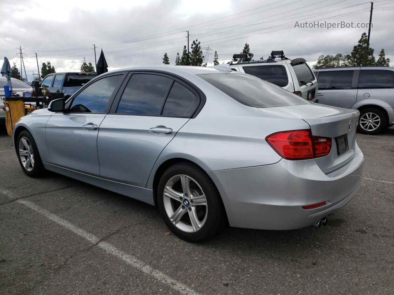 2015 Bmw 328 I Silver vin: WBA3A5C52FF609611