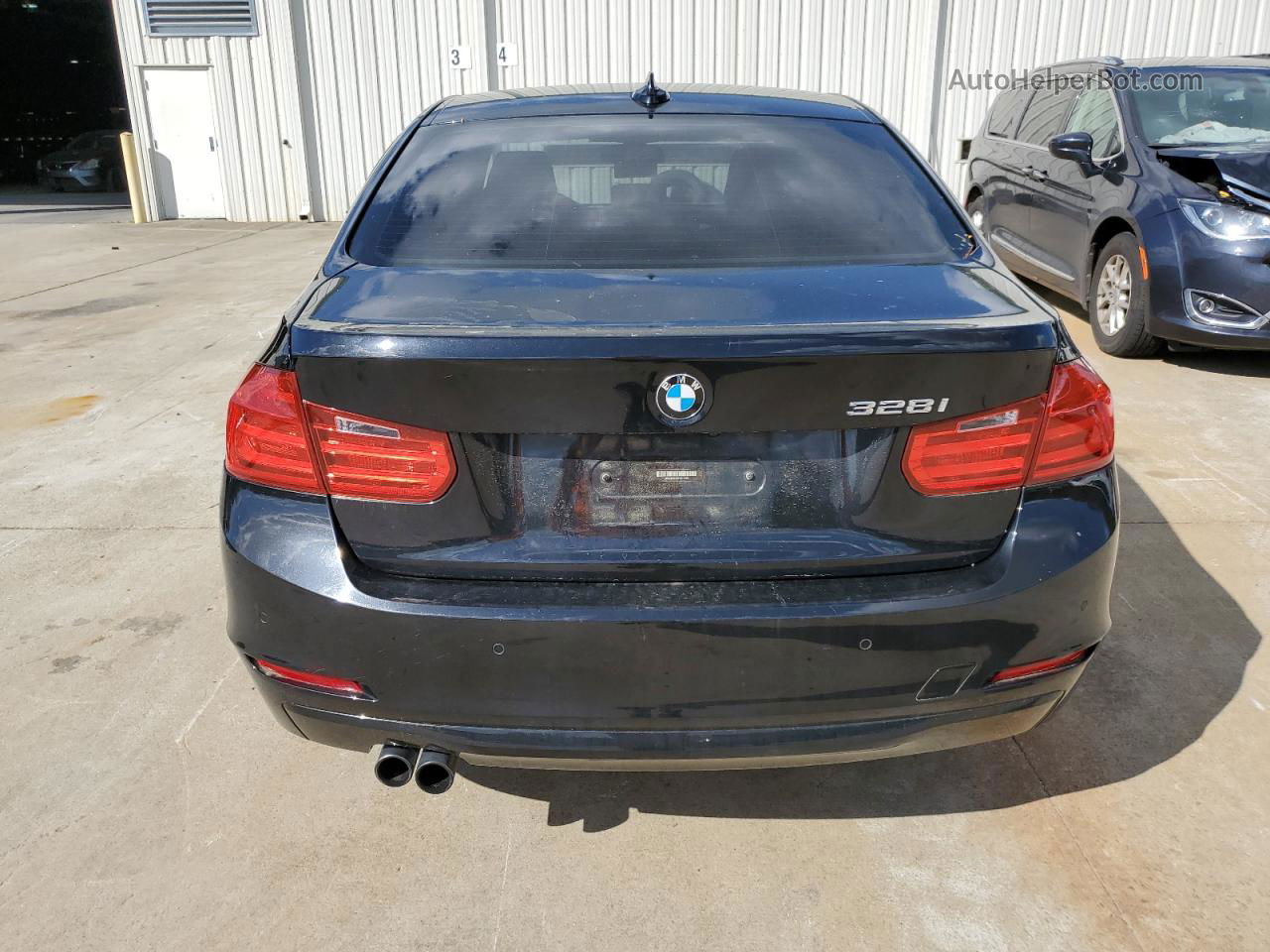 2015 Bmw 328 I Black vin: WBA3A5C52FF610726