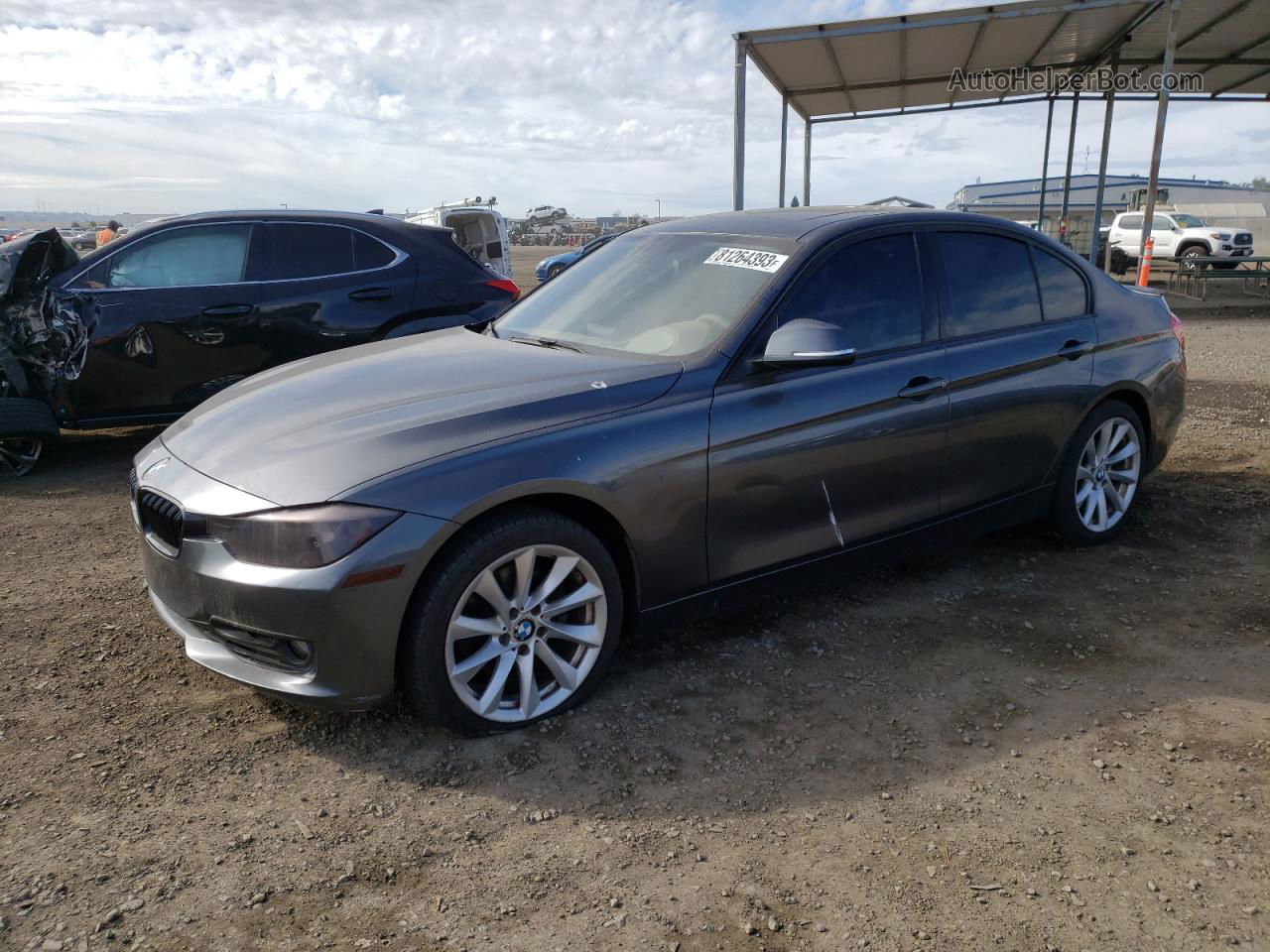 2012 Bmw 328 I Charcoal vin: WBA3A5C53CF342930