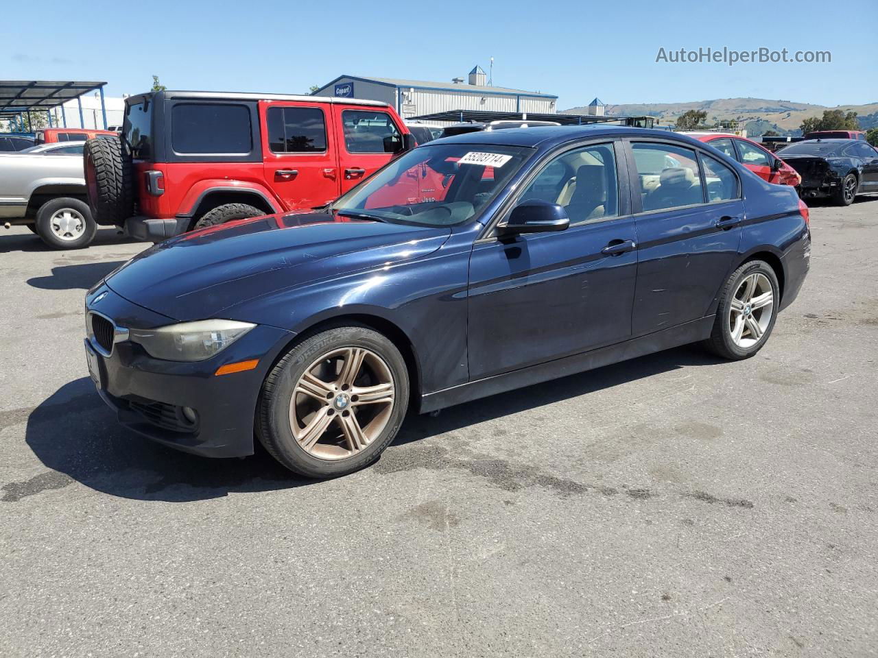 2012 Bmw 328 I Blue vin: WBA3A5C53CF345634