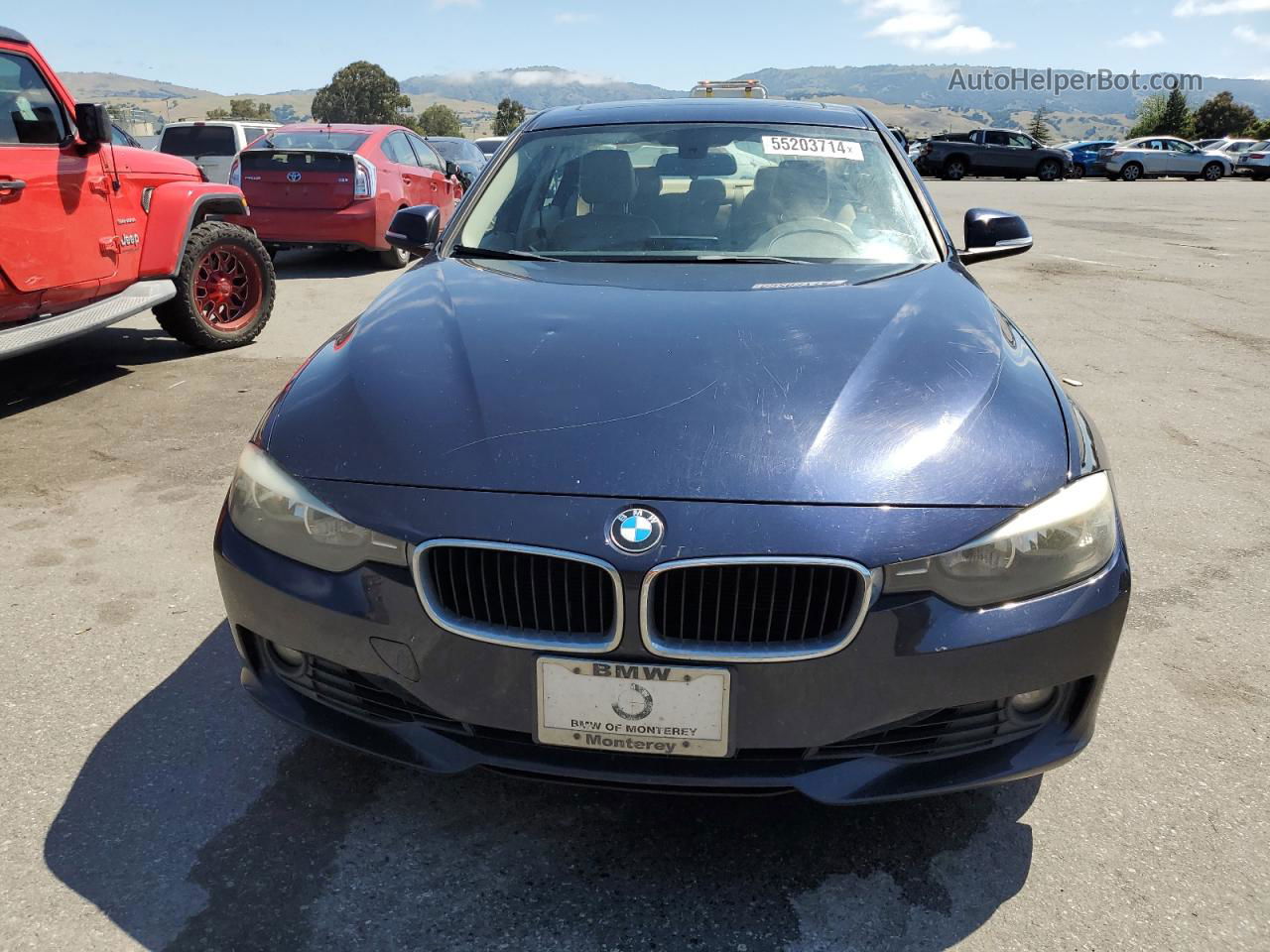 2012 Bmw 328 I Blue vin: WBA3A5C53CF345634