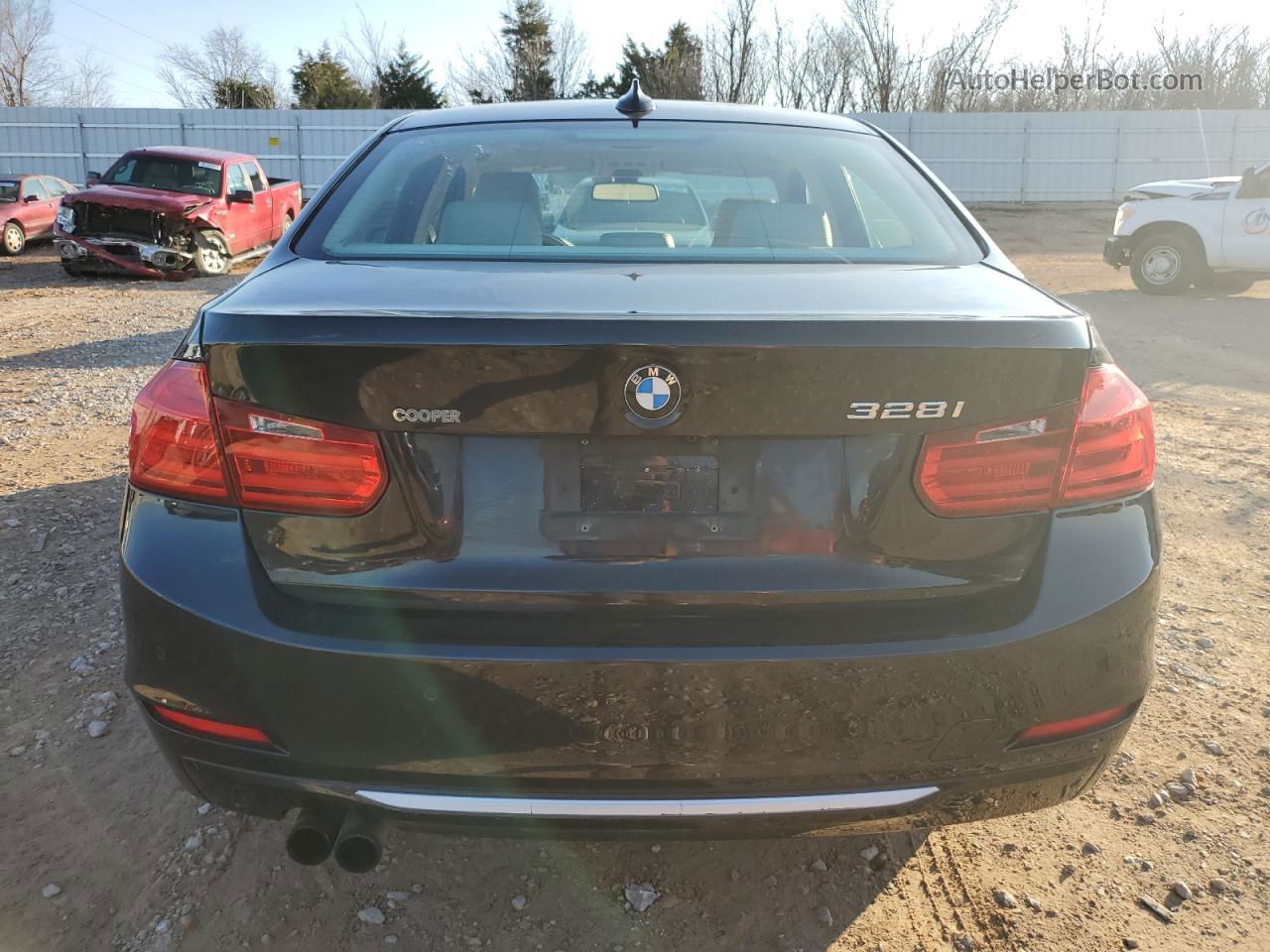 2012 Bmw 328 I Black vin: WBA3A5C53CF346847