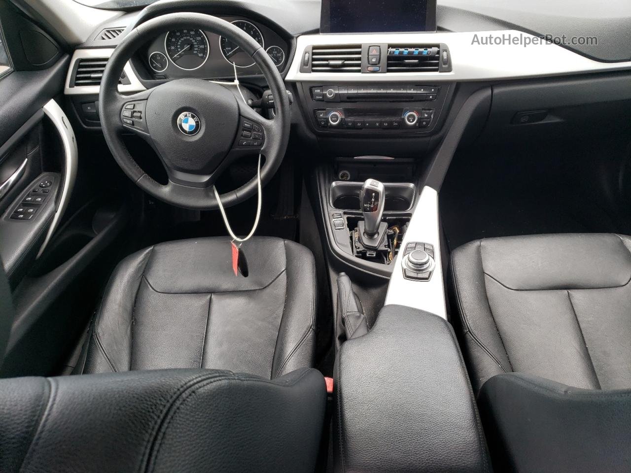 2012 Bmw 328 I Черный vin: WBA3A5C53CF348873