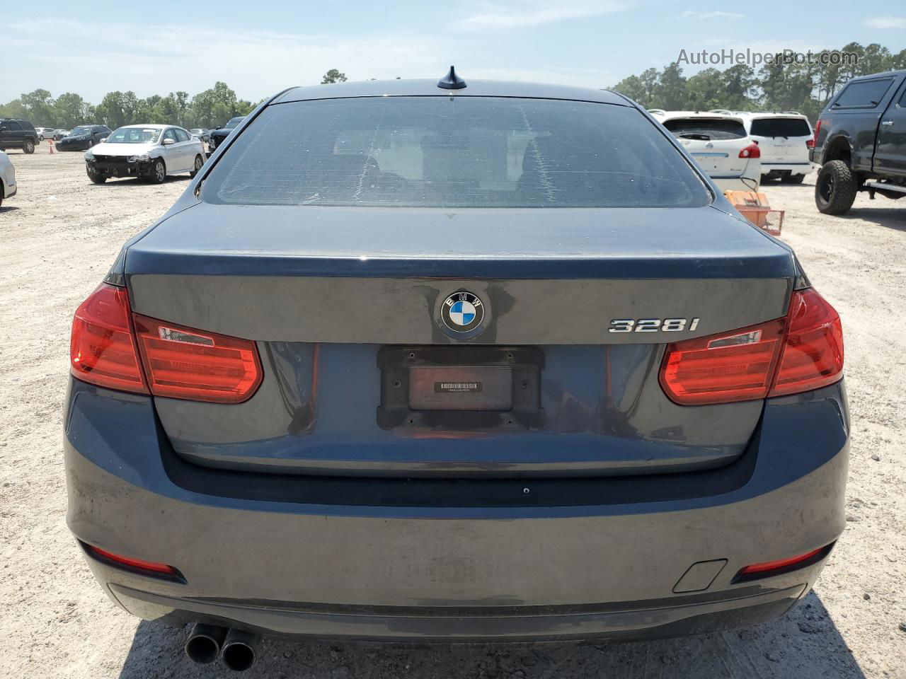 2012 Bmw 328 I Gray vin: WBA3A5C53CF349540