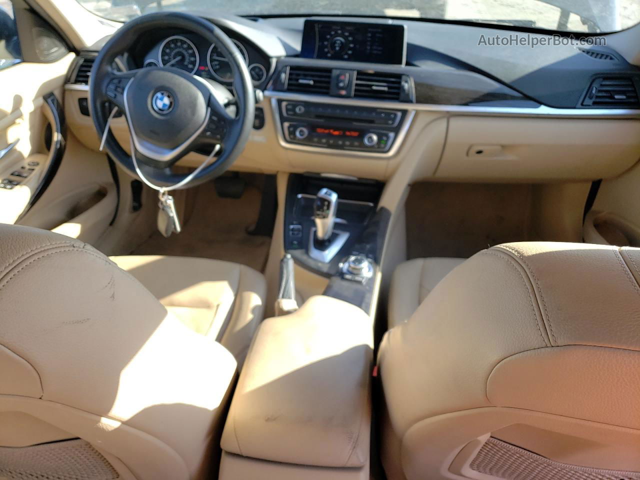 2012 Bmw 328 I Черный vin: WBA3A5C53CFJ88574