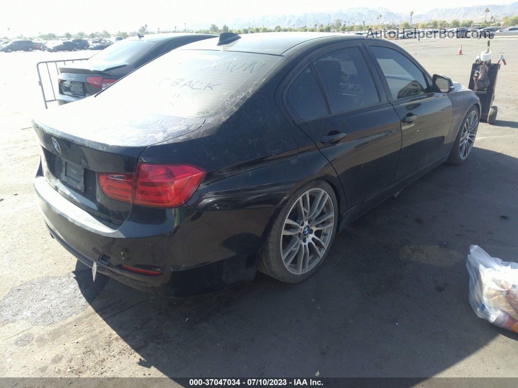 2013 Bmw 3 Series 328i Black vin: WBA3A5C53DF358613