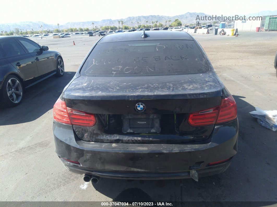 2013 Bmw 3 Series 328i Black vin: WBA3A5C53DF358613