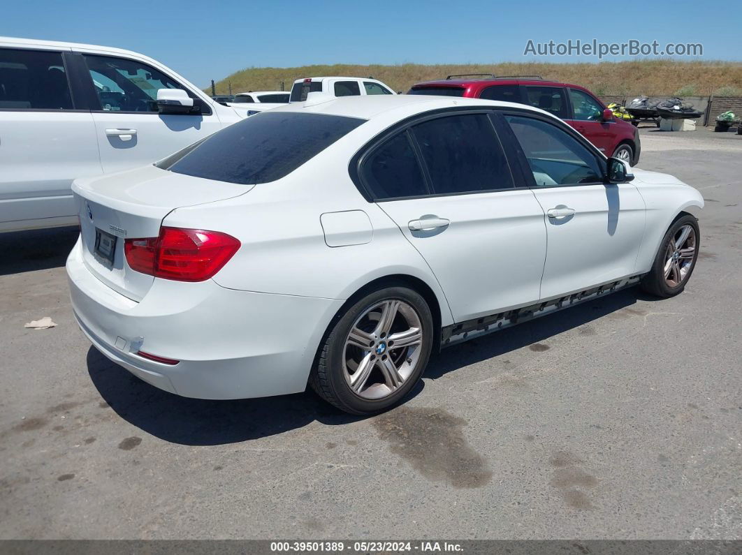 2013 Bmw 328i   White vin: WBA3A5C53DF602938