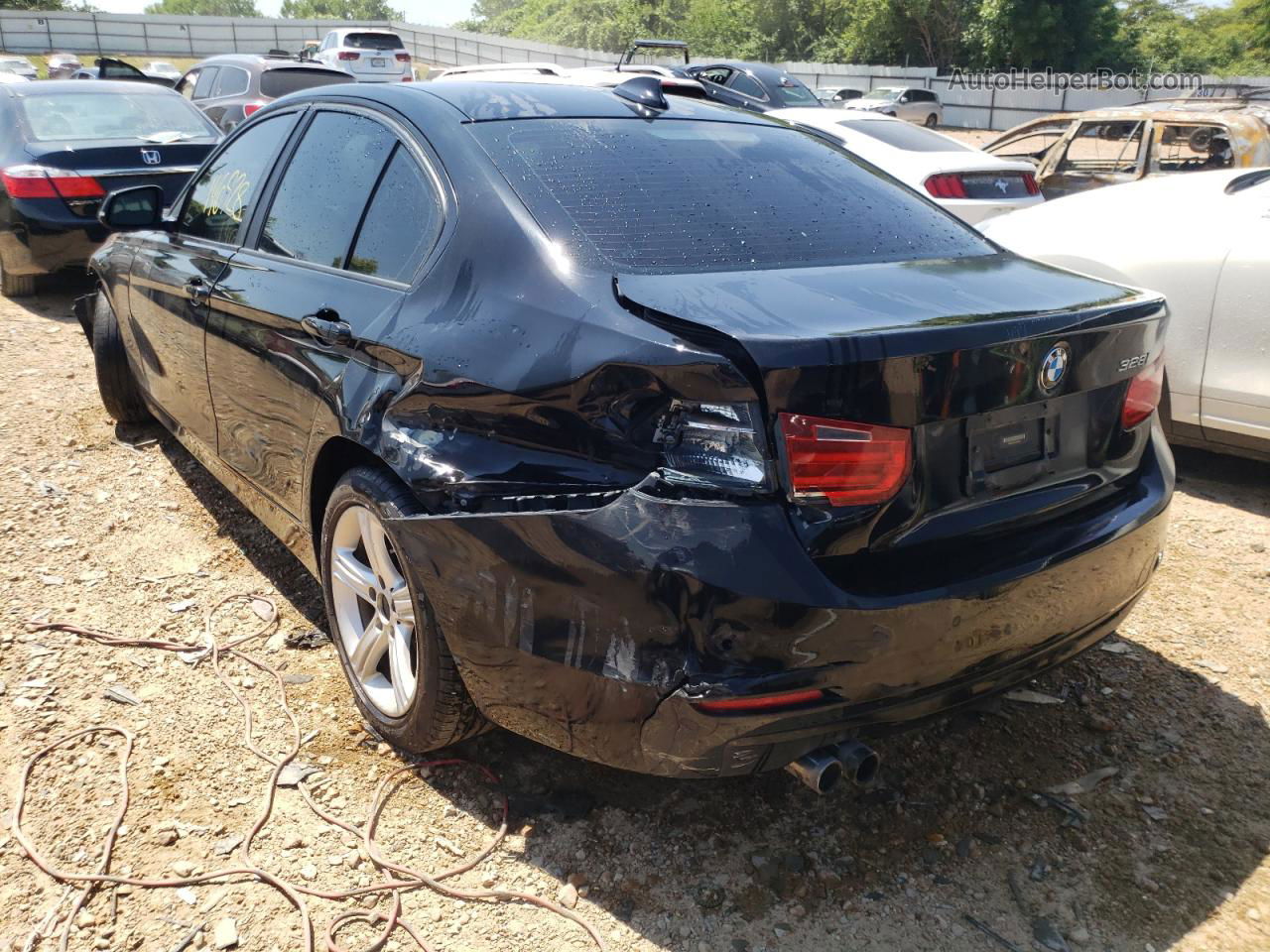 2014 Bmw 328 I Black vin: WBA3A5C53EJ464672