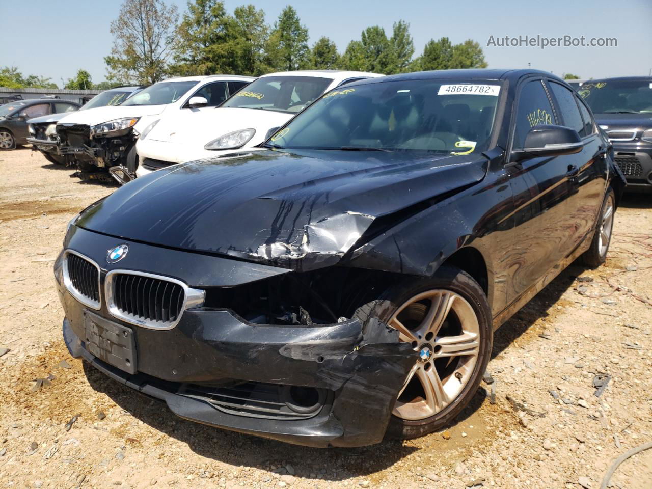 2014 Bmw 328 I Black vin: WBA3A5C53EJ464672