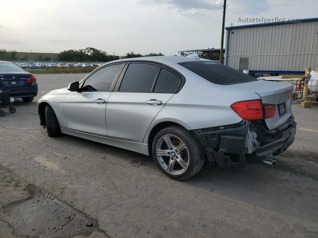 2014 Bmw 328 I Silver vin: WBA3A5C53EP600828