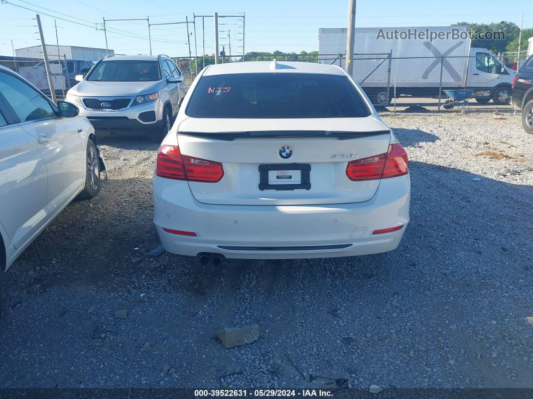 2015 Bmw 328i   White vin: WBA3A5C53FF607740