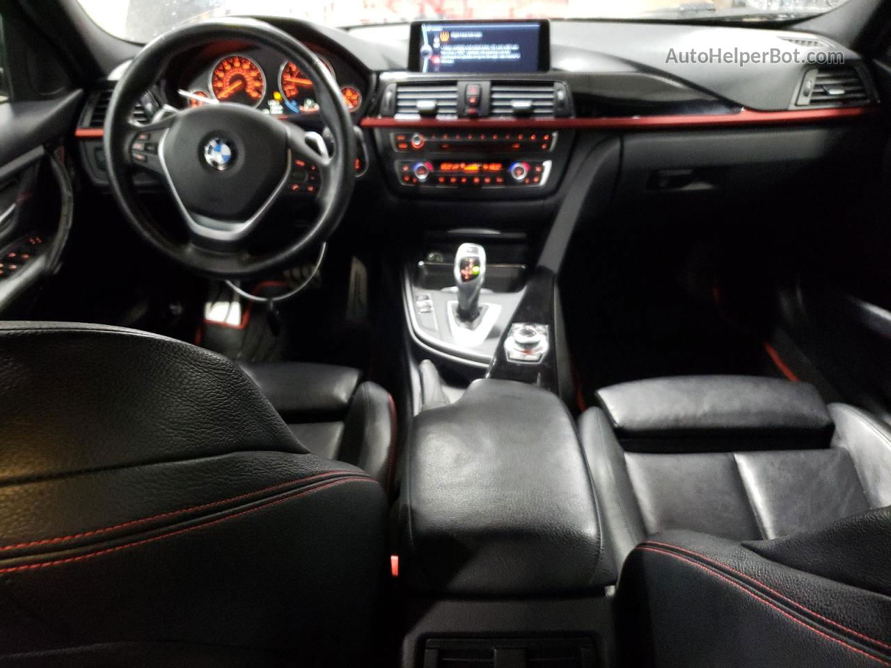 2012 Bmw 328 I Черный vin: WBA3A5C54CF256672