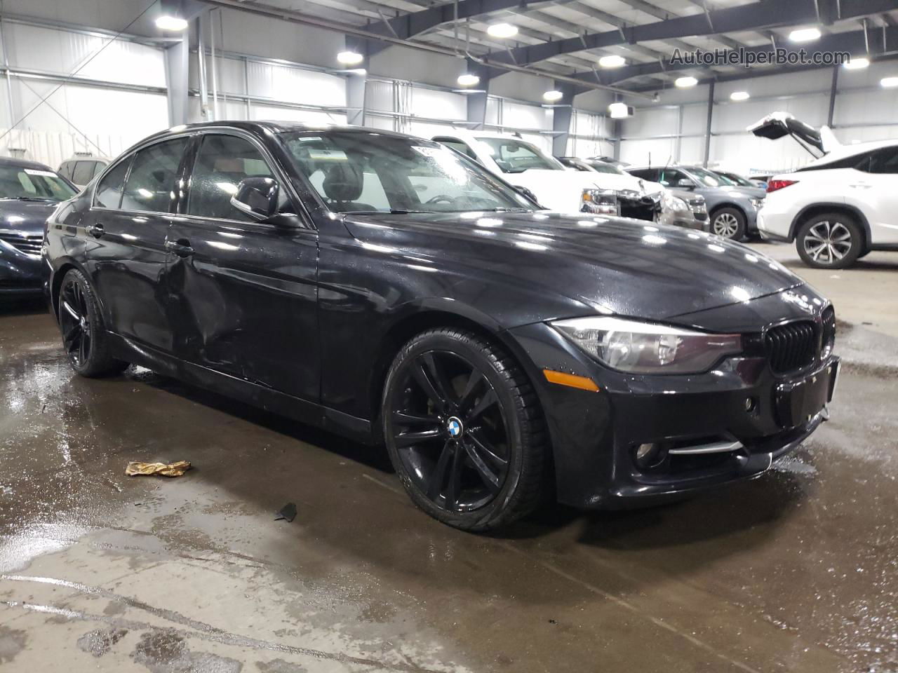 2012 Bmw 328 I Black vin: WBA3A5C54CF256672