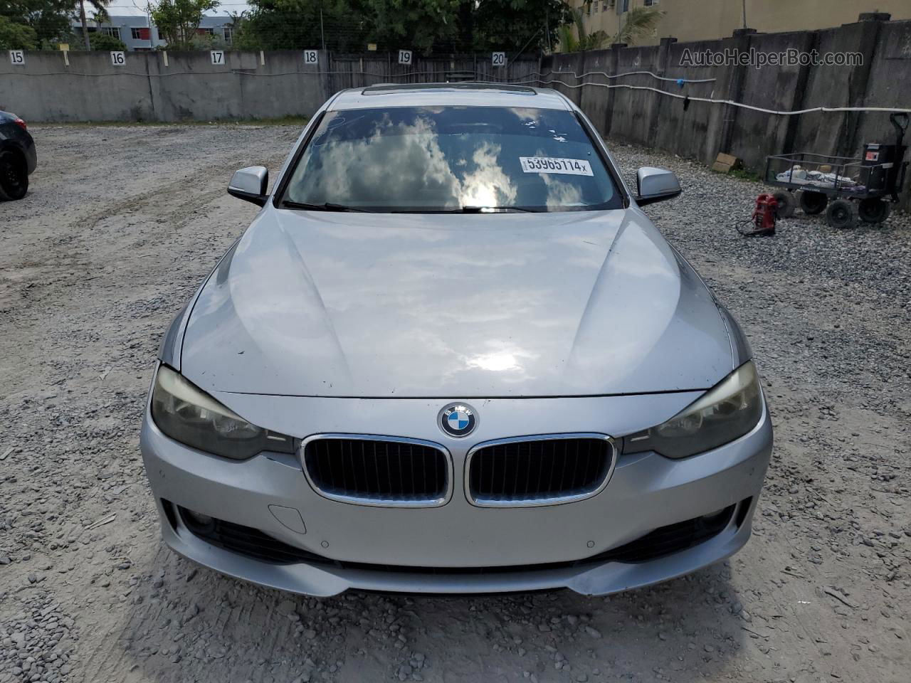 2012 Bmw 328 I Silver vin: WBA3A5C54CF258695