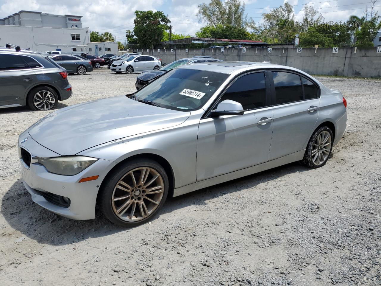 2012 Bmw 328 I Silver vin: WBA3A5C54CF258695