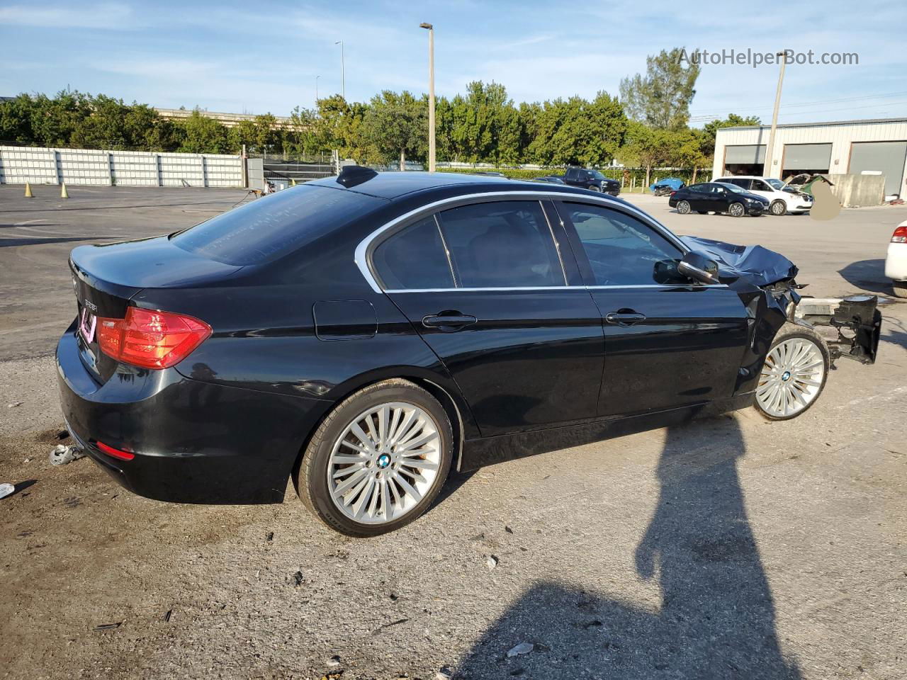 2012 Bmw 328 I Black vin: WBA3A5C54CF341415