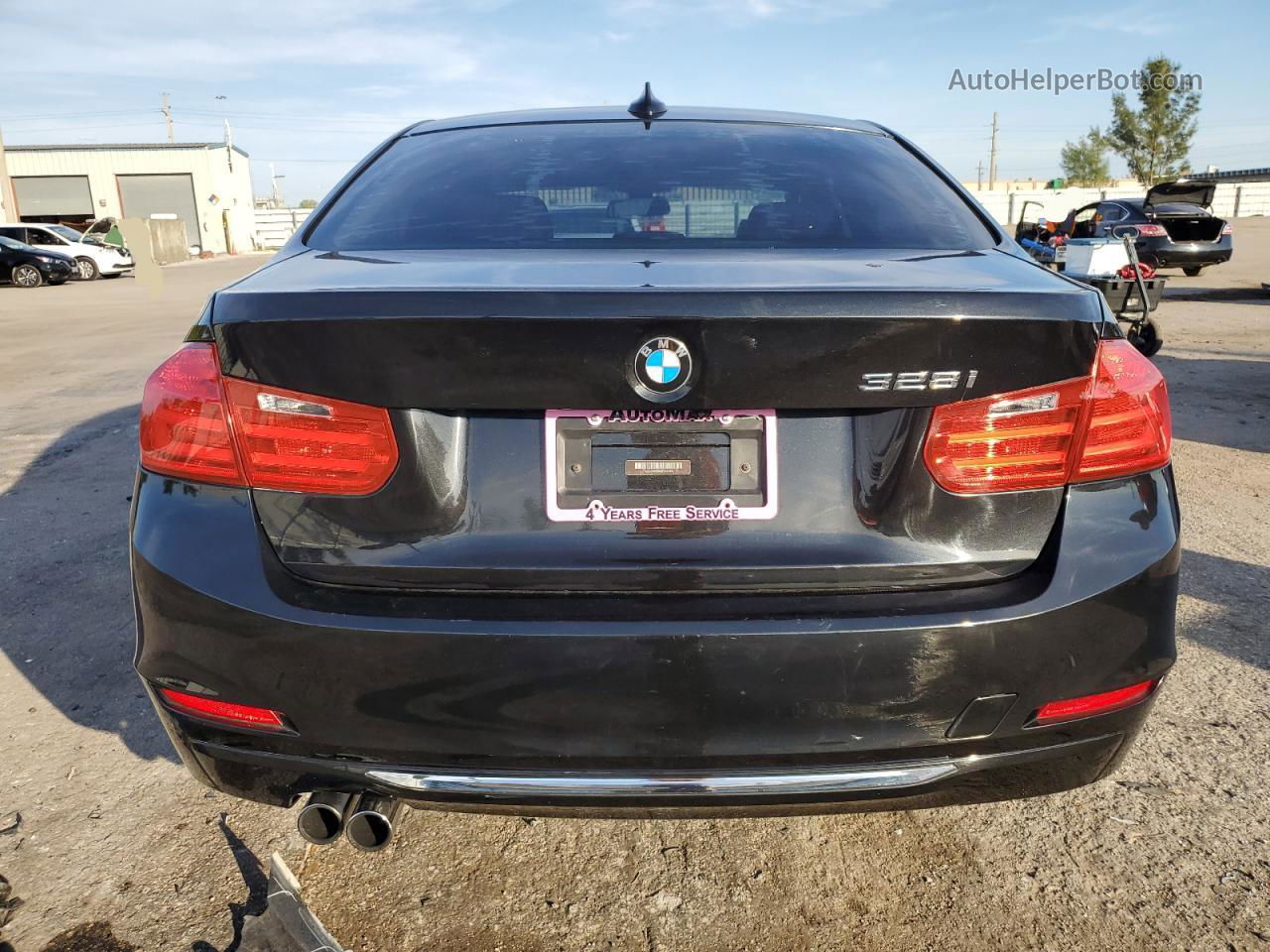 2012 Bmw 328 I Black vin: WBA3A5C54CF341415