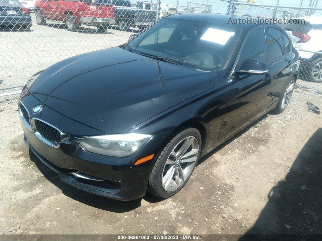 2012 Bmw 3 Series 328i Black vin: WBA3A5C54CF346453