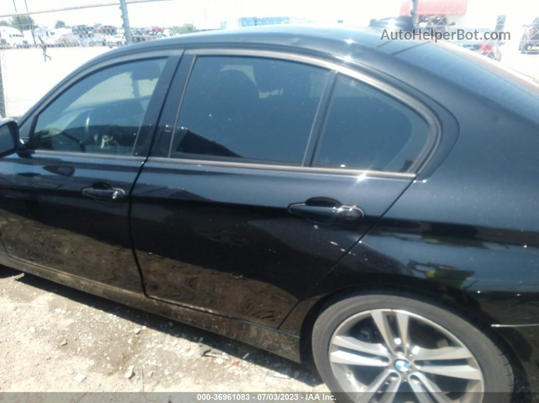 2012 Bmw 3 Series 328i Black vin: WBA3A5C54CF346453