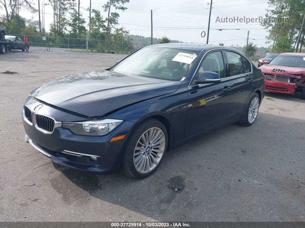 2012 Bmw 328i Синий vin: WBA3A5C54CF348686