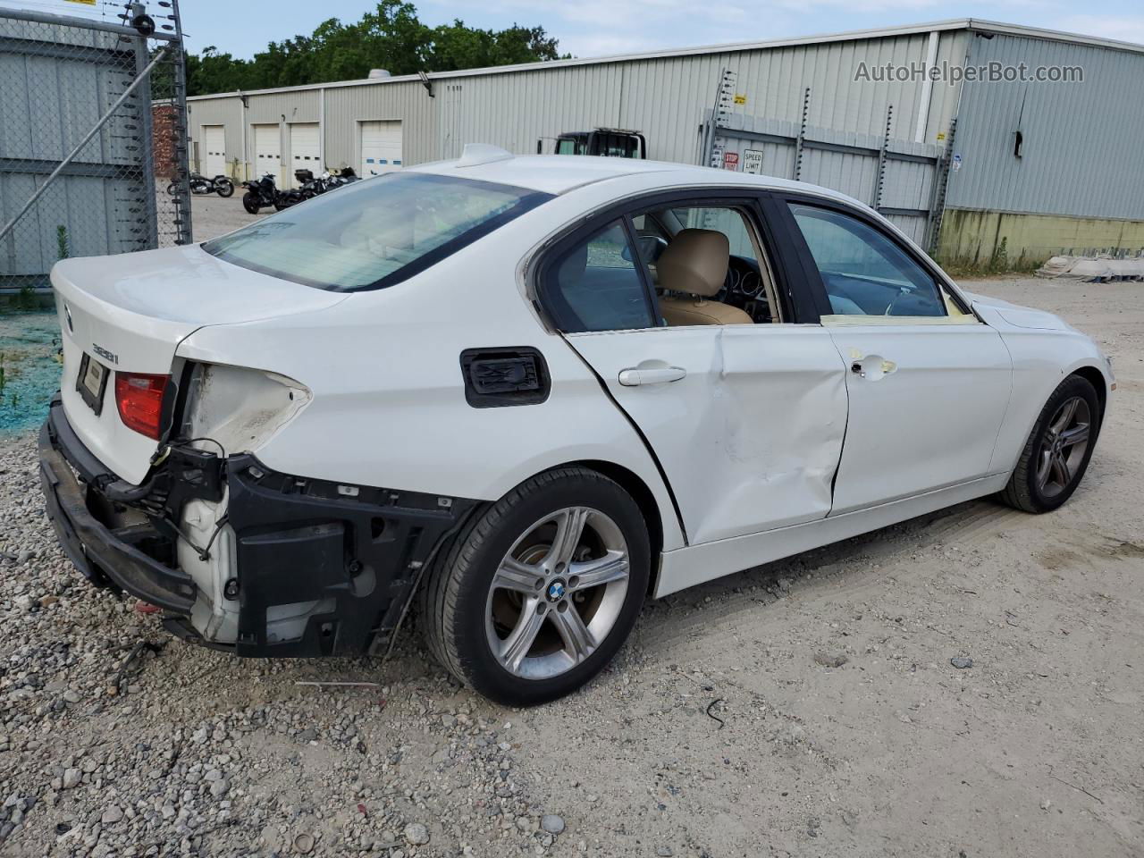 2012 Bmw 328 I White vin: WBA3A5C54CF452725