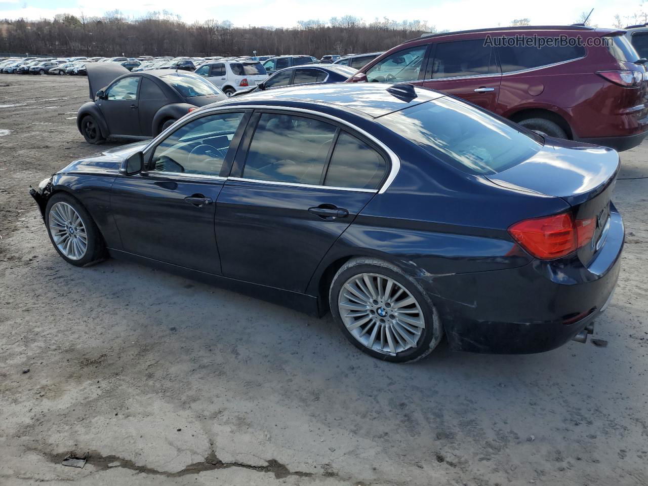 2012 Bmw 328 I Синий vin: WBA3A5C54CFJ88938