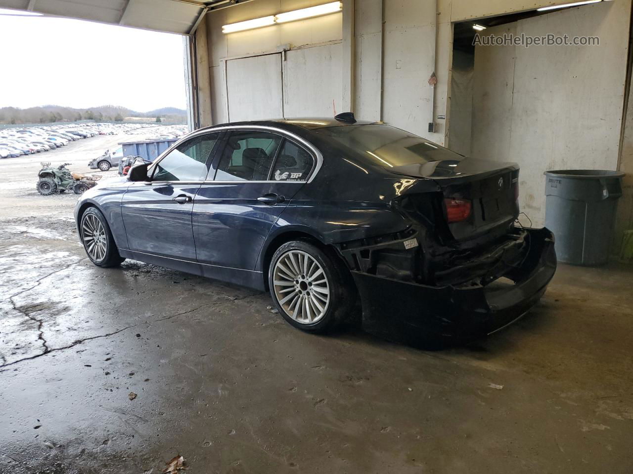 2013 Bmw 328 I Синий vin: WBA3A5C54DF352626