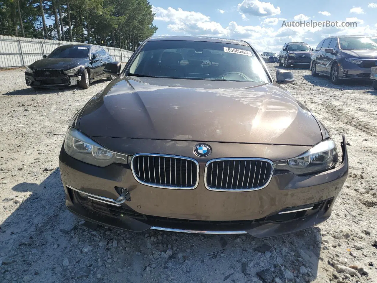 2013 Bmw 328 I Gray vin: WBA3A5C54DF353811