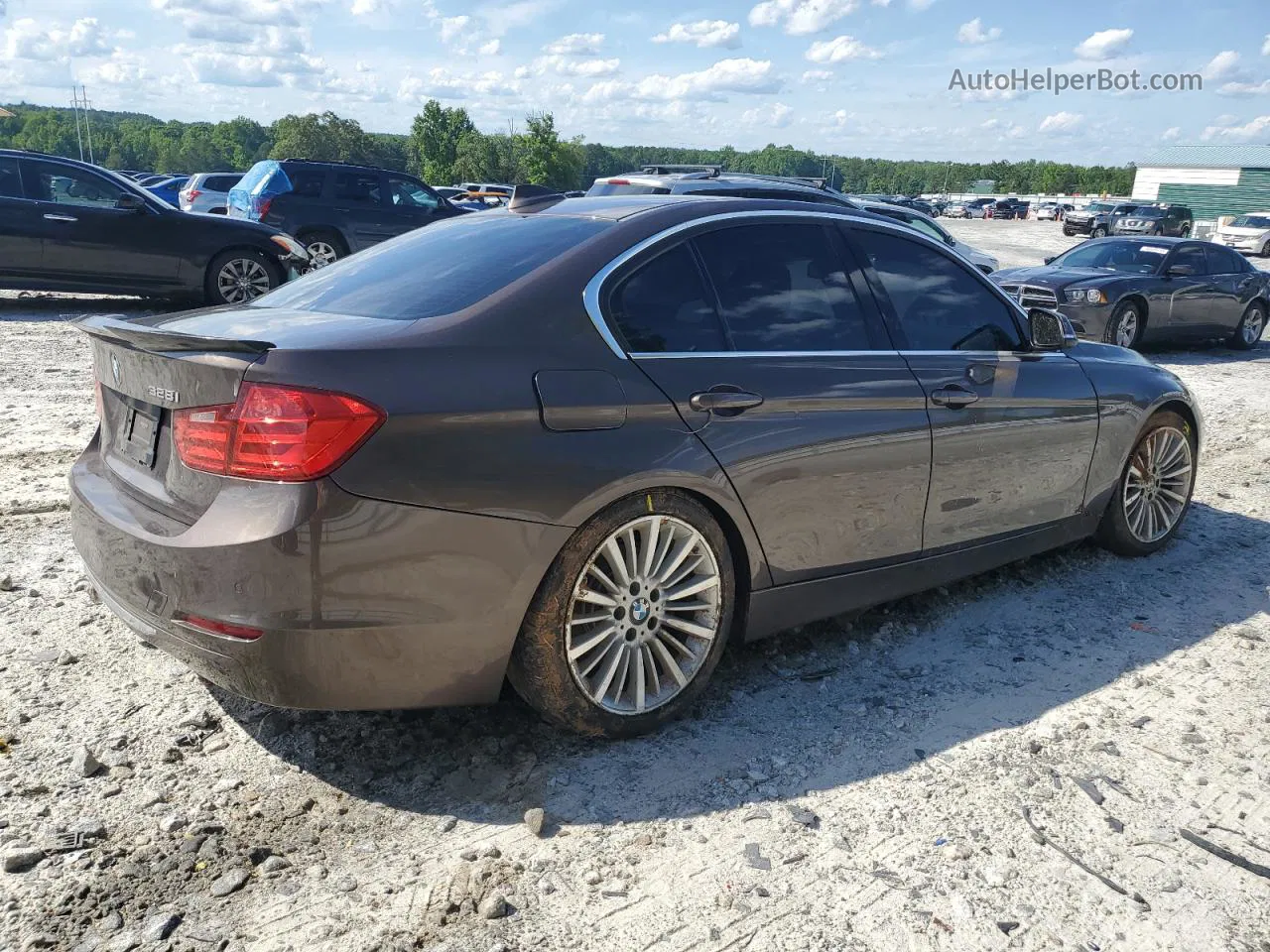 2013 Bmw 328 I Gray vin: WBA3A5C54DF353811