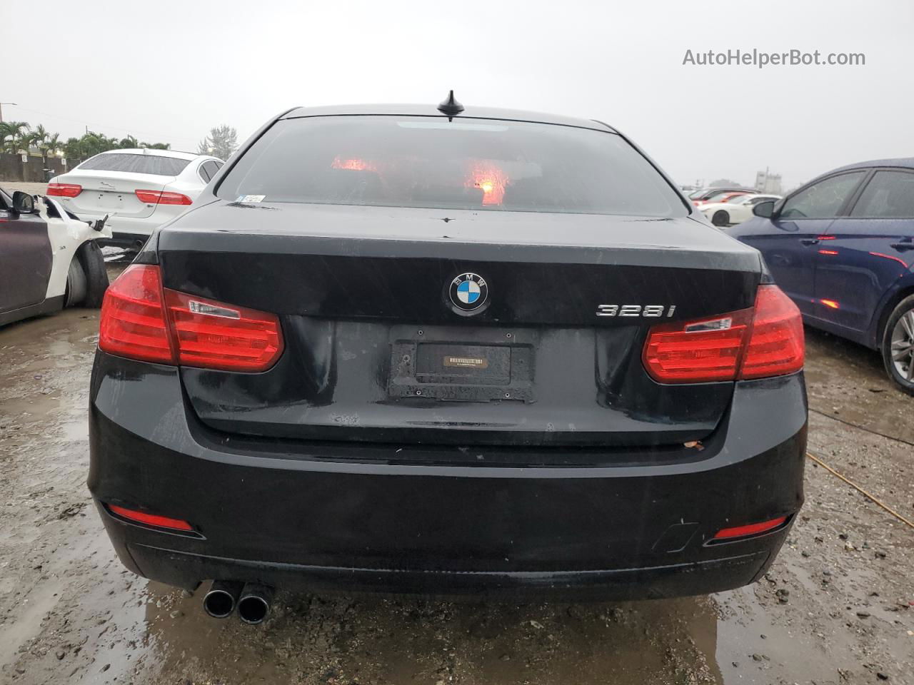 2013 Bmw 328 I Black vin: WBA3A5C54DF354652