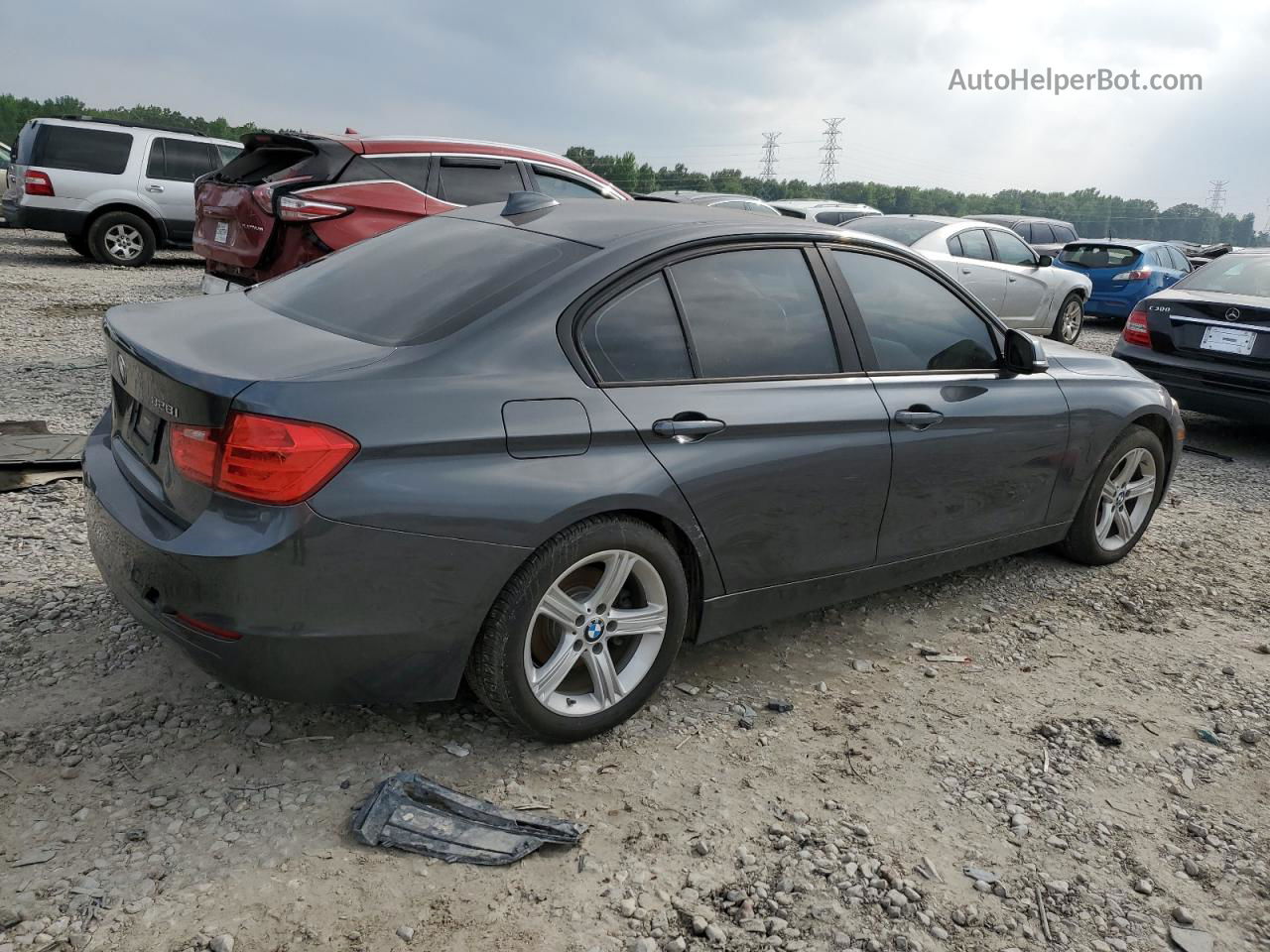 2013 Bmw 328 I Gray vin: WBA3A5C54DF602091