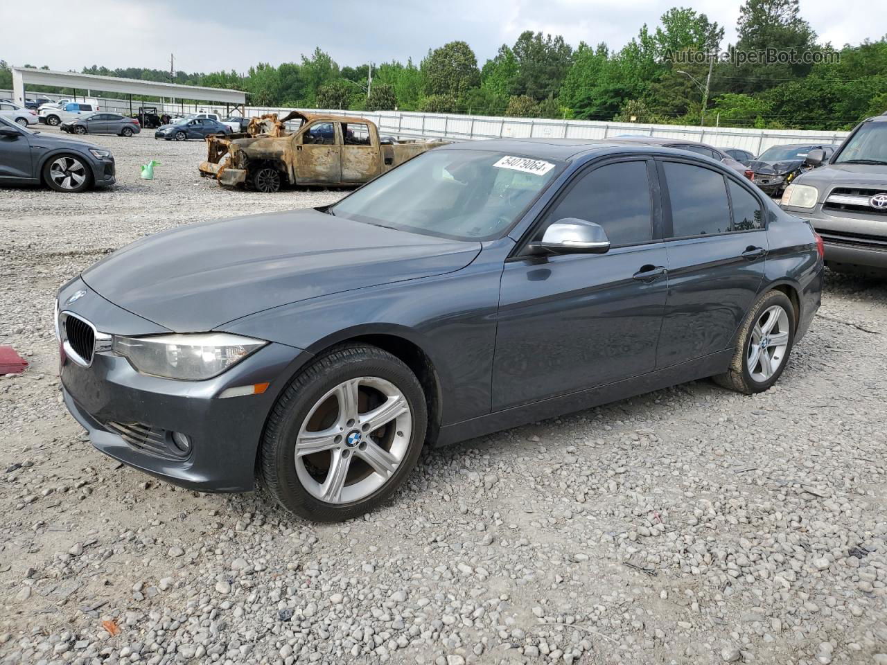 2013 Bmw 328 I Gray vin: WBA3A5C54DF602091