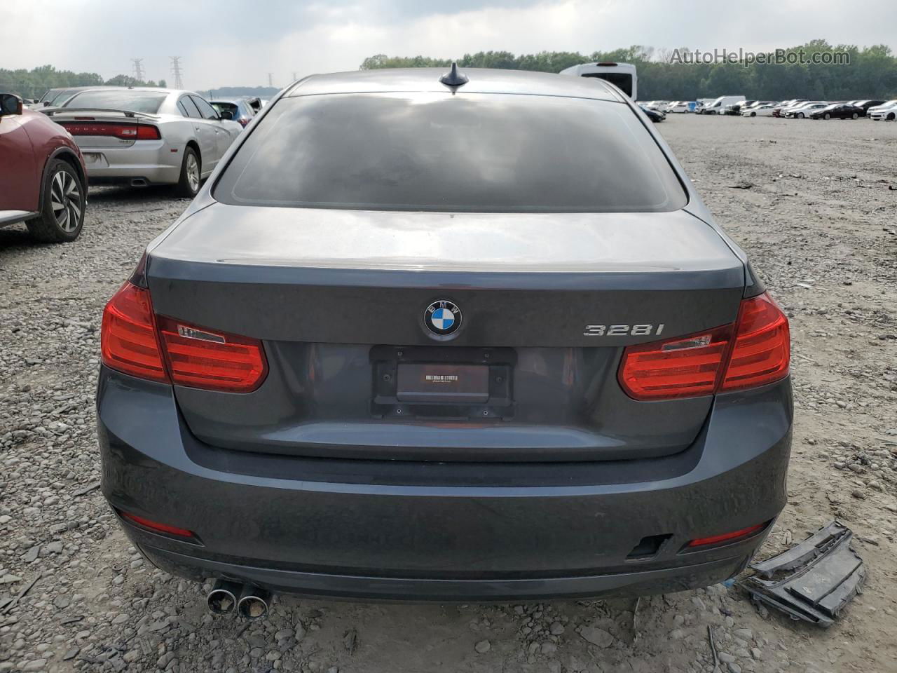 2013 Bmw 328 I Gray vin: WBA3A5C54DF602091