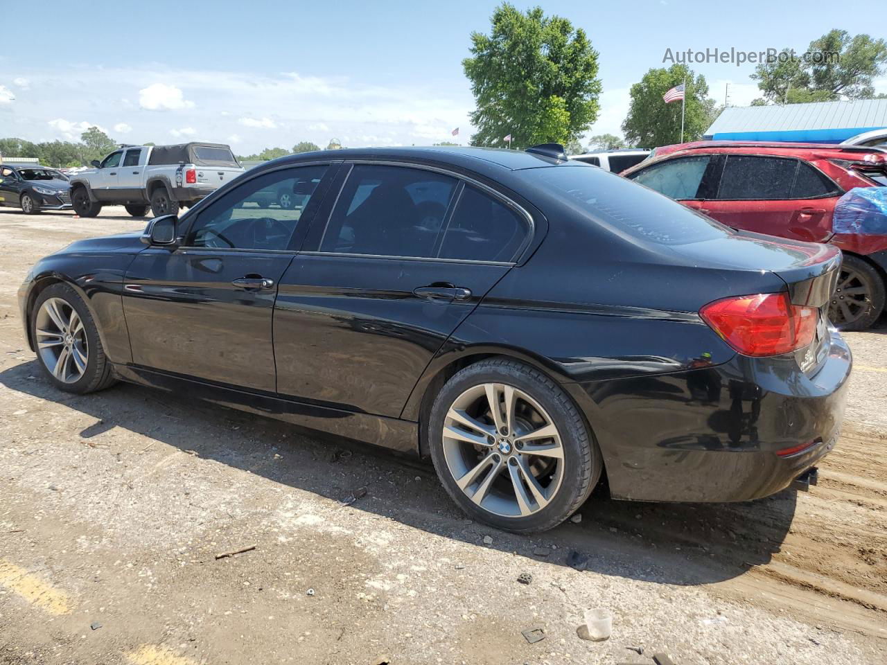 2014 Bmw 328 I Black vin: WBA3A5C54EF604604