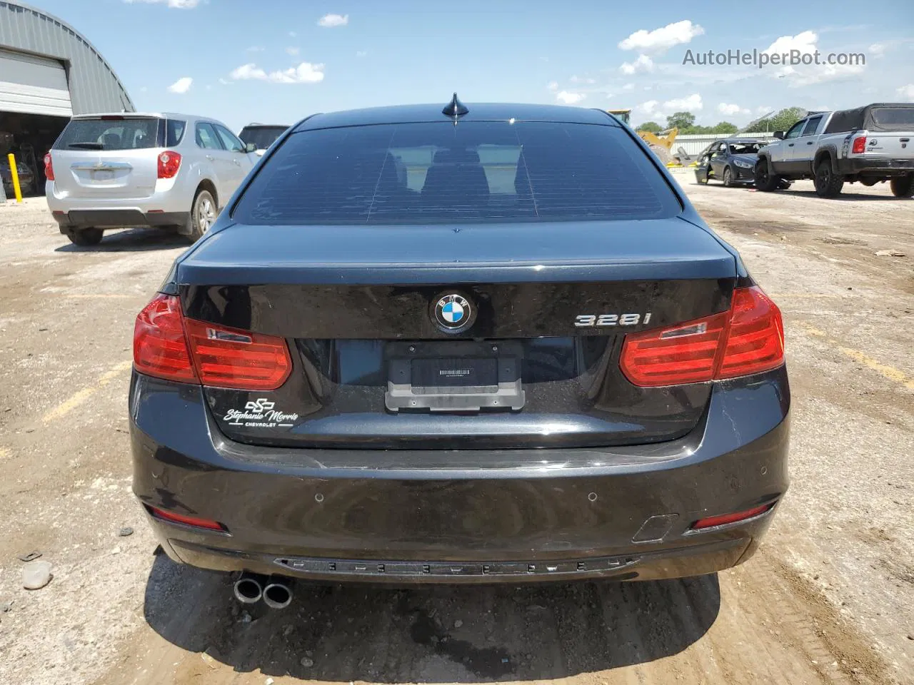 2014 Bmw 328 I Black vin: WBA3A5C54EF604604